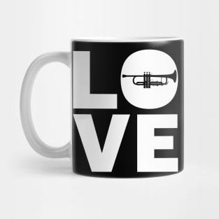 Love Trumpet Gift For Trumpeters Mug